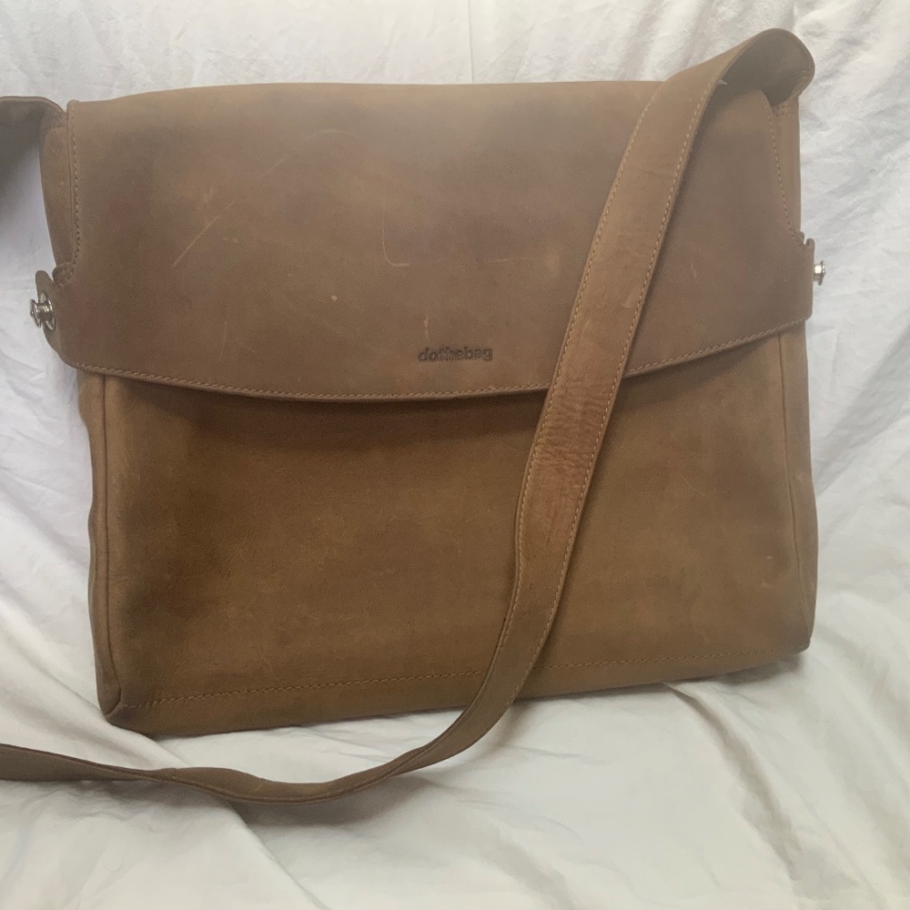 Raboison Messenger Bag in Natural Leather by DoTheBag